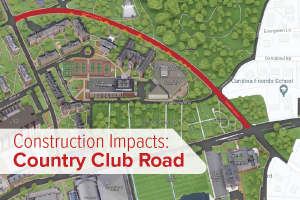 Country Club Road Construction Impacts Map